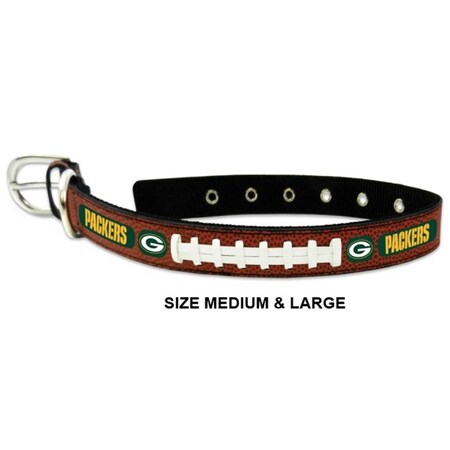Gamewear Green Bay Packers Leather Football Collar - Small gwCLC-NFL-GRP-0002